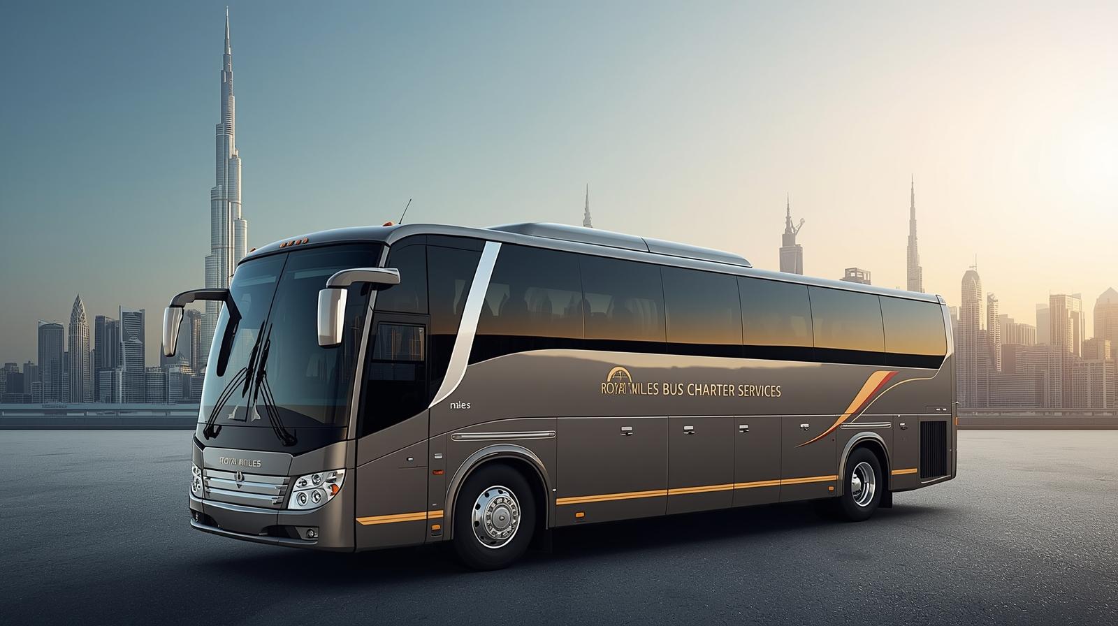 Coaster bus UAE corporate staff labour transport